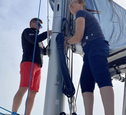 Manewrówki na katamaranie Lagoon 42 Chorwacja, kwiecień 2024